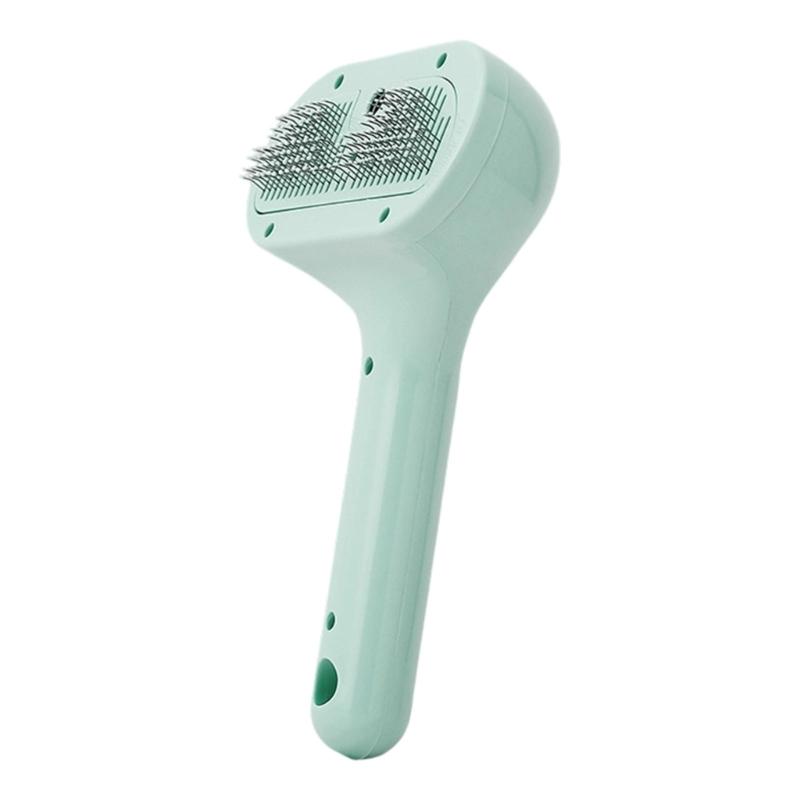 Portable Rechargeable Pet Hair Brush Gentle Soothing Steams Technology for Various Coat Type