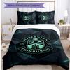 Hibernian FC Set Lenzuola Stampato 3 Pezzi Copripiumino Traspirante con Federe Biancheria da Letto Decorativa per Camera da Letto Casa