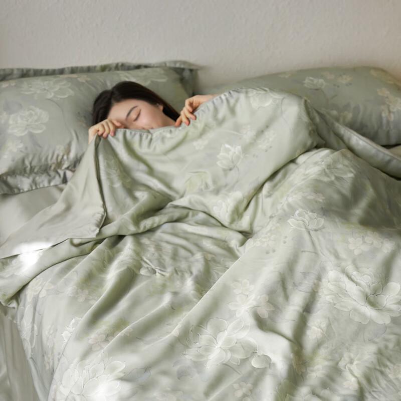 

Yuanzhiwei Light Luxury Lyocell Tencel Summer Quilt