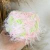 100g Flowers Fancy Yarn Mixed Woven Thread New Blended Yarn  Knitted Scarf Hat Sweater