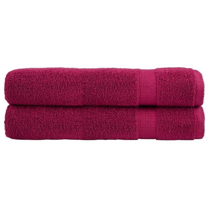 VidaXL Premium Quality Towels 2 Pcs, Shower Towels, Bath Sheets, Guest Towels for Toilet, 137221