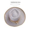 Old-fashioned Top Hat Western Short-Brimmed Hat for Women Man Casual Wear Western Fedoras Man Women Unisex Wear