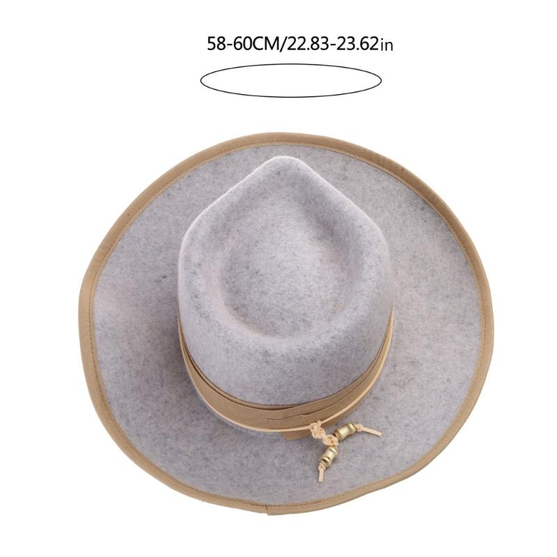 Old-fashioned Top Hat Western Short-Brimmed Hat for Women Man Casual Wear Western Fedoras Man Women Unisex Wear
