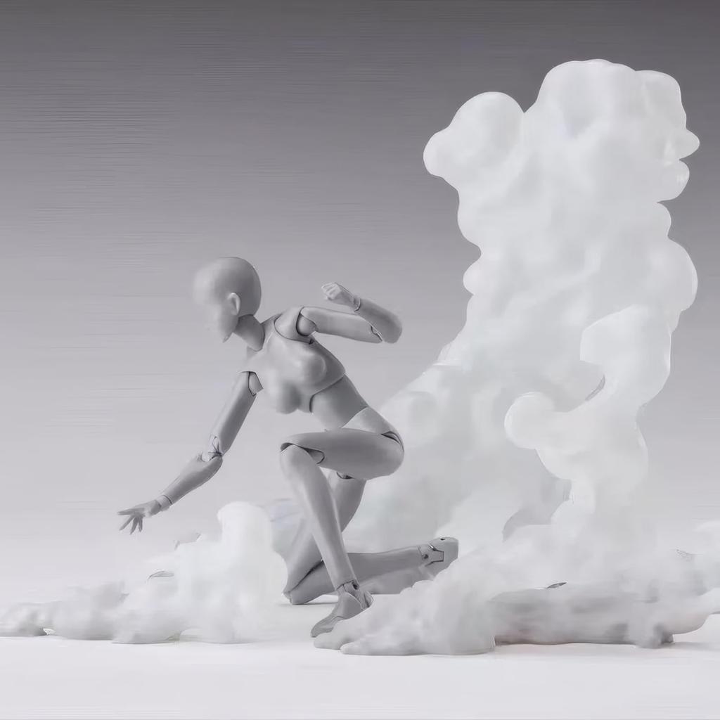 Tamashii Effect Smoke-Style Special Effect Parts for Small Figures and Figures, Display Accessories, PVC