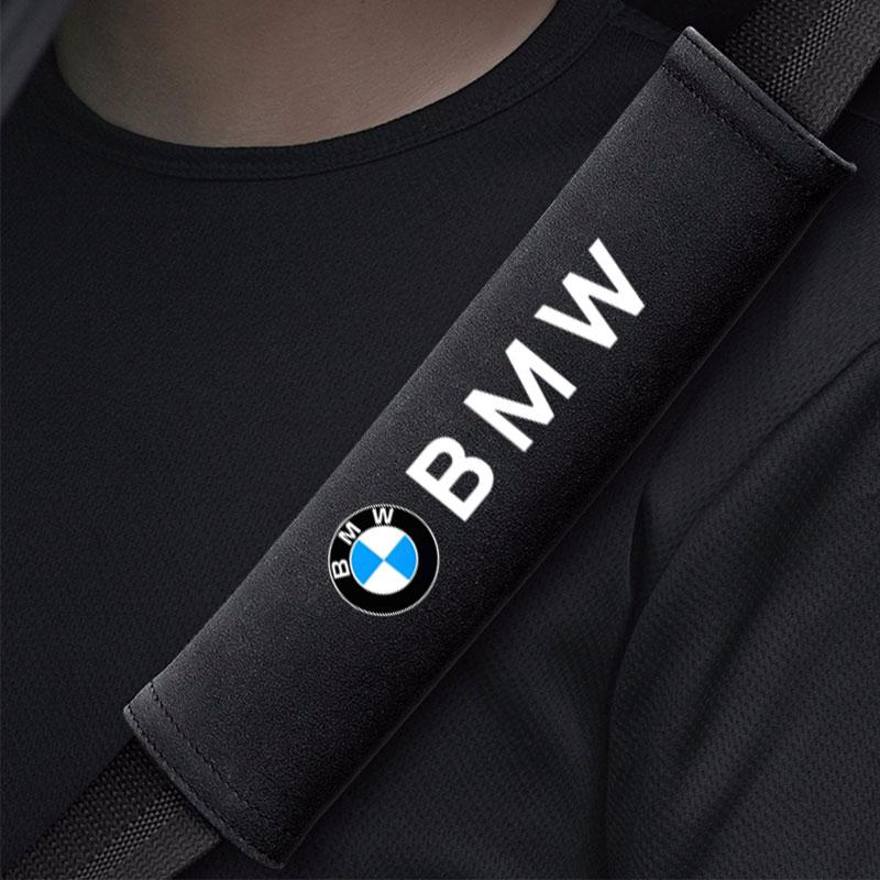 MZFK7 Car Seat Belt Shoulder Pad, Breathable Safety Strap Protector Cover for BMW M E46 E90 E60 F30 F10 E39 E36 G20 G30 F20 E87 E92