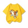 Potdemiel  New Summer Style Pure Cotton Childrens TShirts Pikachu Print Unisex Size Comfortable and Breathable
