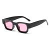 Vintage Designer Square Sunglasses Women Men Luxury Punk Concave Frame Hip Hop Eyewear UV400 Protection