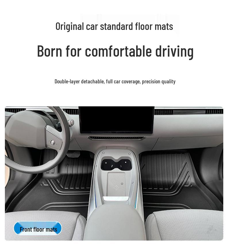 Custom TPE Floor Mats for 2022-2024 Toyota Sienta MXP 10 Series