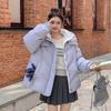 Down Cotton Coat for Women's Winter New Style Small Short Color Matching Cotton Coat Coat