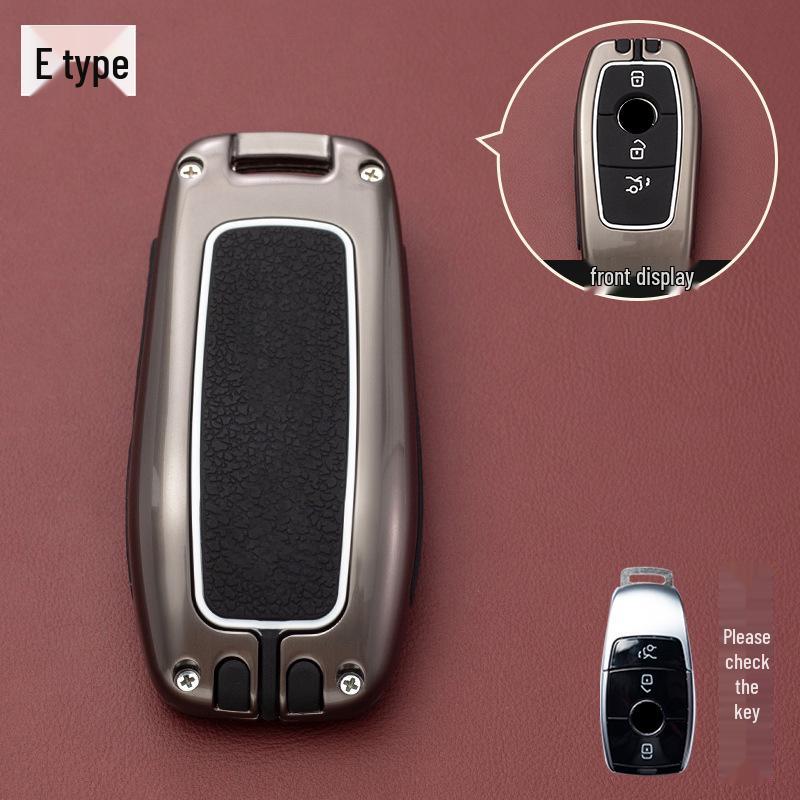 2026 Mercedes-Benz E300L Key Cover with Metal Buckle for C260L/GLC300L/C200/E350EL