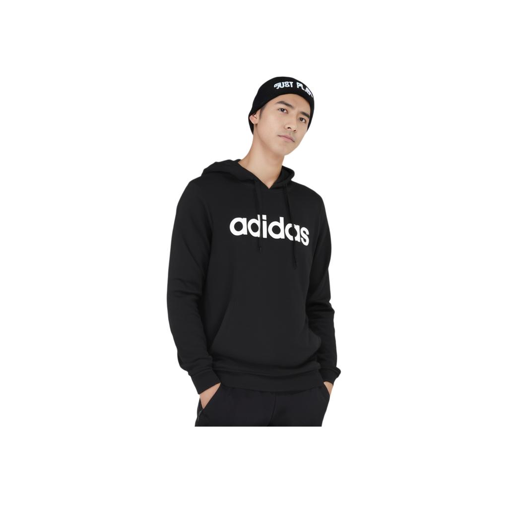 Adidas Neo Casual Fashion Hooded Pullover Long Sleeve Sweatshirt Men sweatshirt Black CV7005