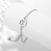 Popular Jewelry European and American Stainless Steel Cat's Paw Dog's Paw Bracelet, Hollowed Out Personalized Jewelry Women