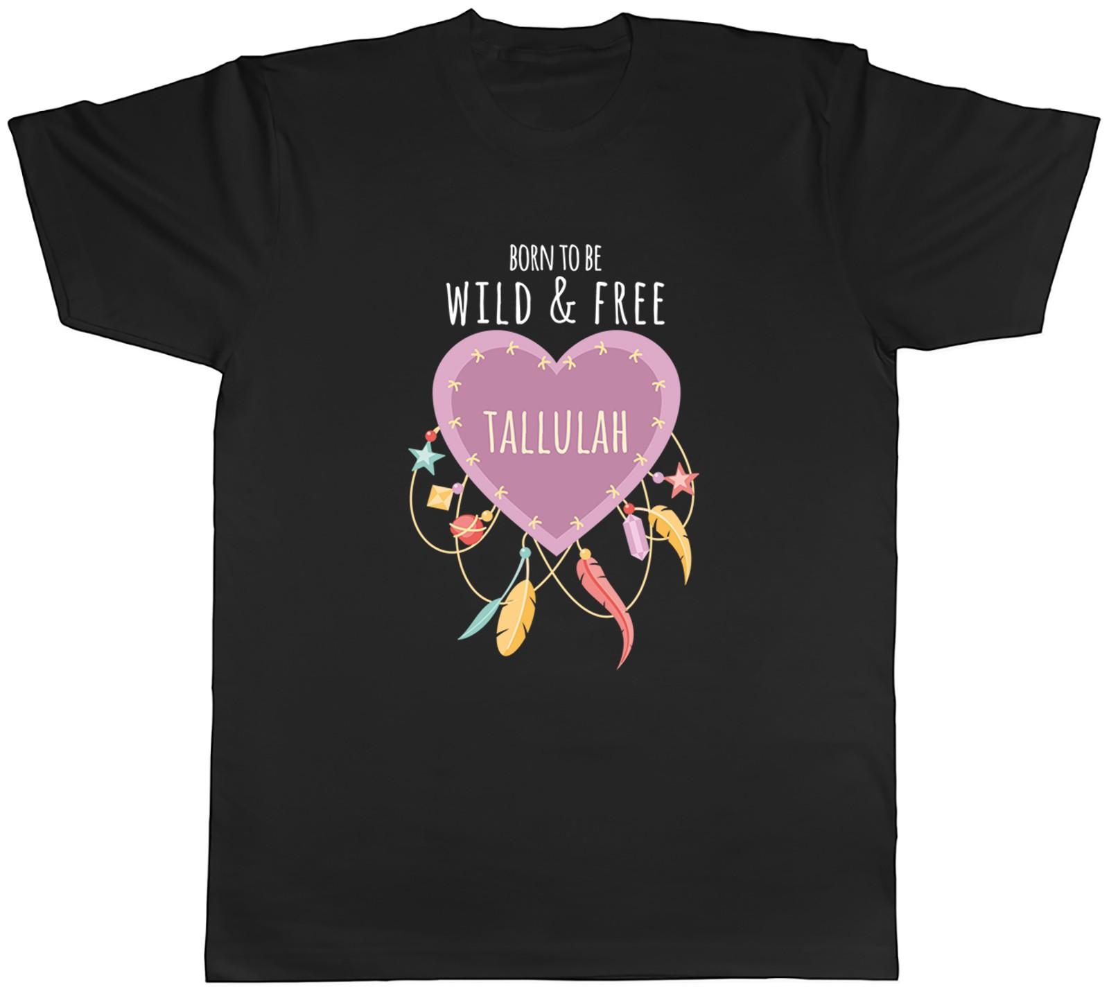 Personalised Native American Born to be Free Mens T-Shirt Tee Gift Top M