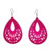 Bohemian Beach Wooden Long Earrings
