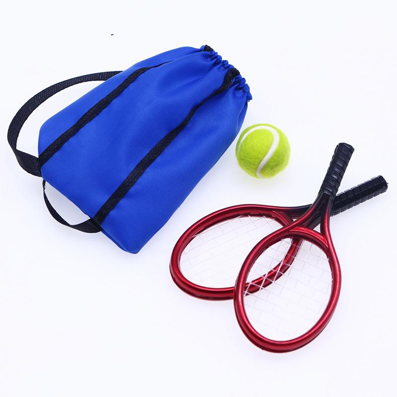 Dziecięca Miniaturowa Rakieta Tenisowa Miniaturowa Rakieta Tenisowa Domek Dla Lalek Tenis Sportowy Model Tenisowy