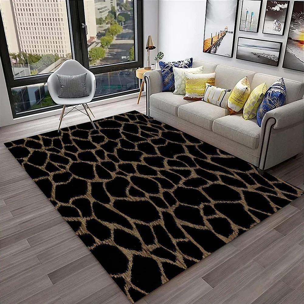 Leopard Print Carpet Rugs Living Room Floor Mats Bedroom Decor Carpets for Bed Room Carpets for Living Room Decoration Maison