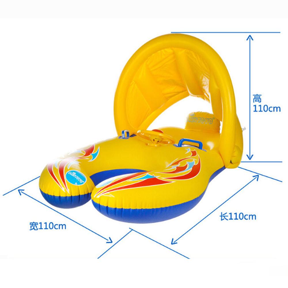 Inflatable Swimming Rings Child Kids Baby Mother Safety Swim Pool Ring Children Water Play Games Seat Float Boat Summer Trainer