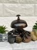 Antique Brass Desk Bell, Crab Bell For Reception Bell, Table Top Desk Bell,