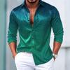 Men's Paisley Floral Print Ethnic Shirt Fashion 3D Printed Shirt Button Up Shirt Casual Long Sleeve Shirt Street Blouse for Mens