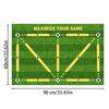 Fotball Treningsmatte Teppe Dribling Futbol Voetbal Treningsmatter Teppe Barn Fotball Innendørs Utstyr Slitesterk Sklisikker Sammenleggbar