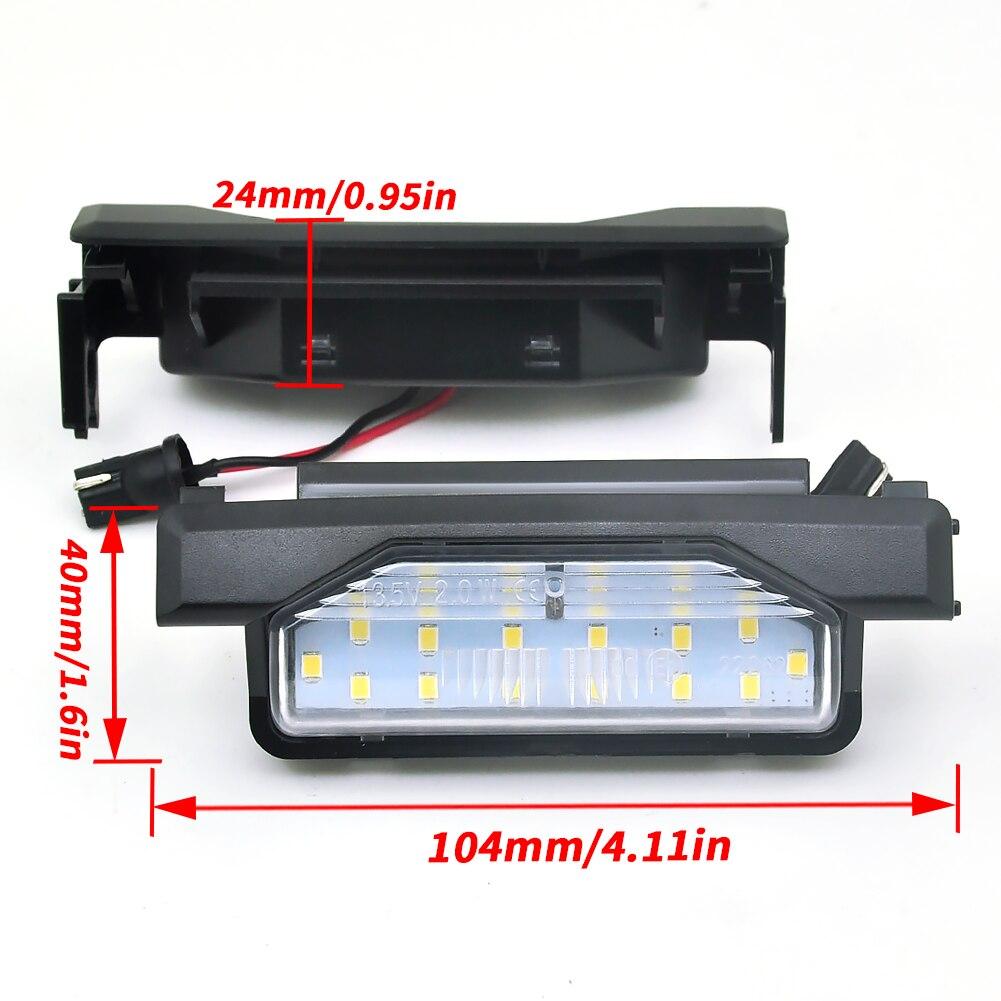 

2004-2011 для Mazda RX8 RX-8 [ЯРКИЙ БЕЛЫЙ] SMD светодиодный светильник номерного знака, пара корпуса