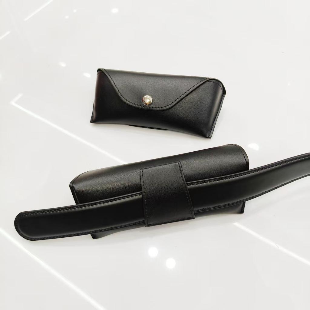 Pu Leather Glasses Holder Vintage Portable Eyewear Case Reading Glasses Case High-Quality Glasses Storage Box For Travel Gift