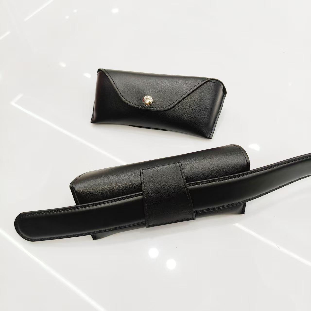 

Portable Eyewear Case Scratch-Resistant Reading Glasses Case Pu Leather Glasses Holder Stylish Glasses Storage Box For Work Gift