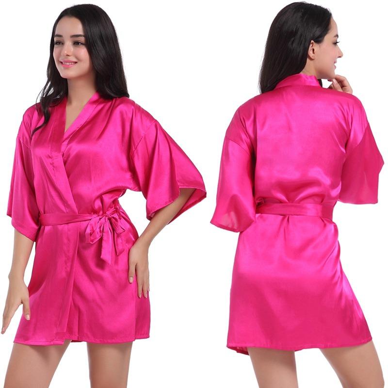Plus Size Women's Summer Solid Color Thin Sexy Short Cardigan Pajamas
