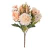 1PC Artificial Flowers Cheap New 's Decoration Wedding Garden Peony Arch Christmas Home Fake Silk Rose Hydrangeas Vase for