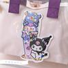 Panpanchuchu Playful Pool Bag Pouch Sanrio Girls Kids Vinyl Waterproof Swimming Bag Swim Bag Beach Bag (Water-Repellent Included) (Kuromi Parfait)