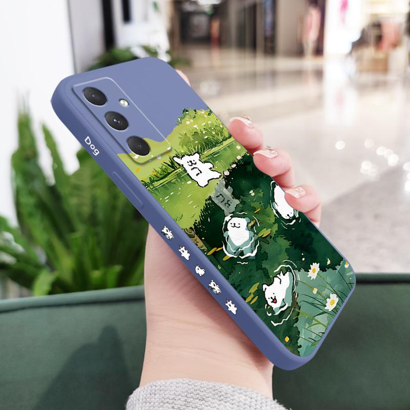 Country Puppy Phone Case For Samsung Galaxy A17 A56 A36 A26 A16 A06 A55 A35 A25 A15 A05 A05S A54 A34 A24 A14 A04 A04S 4G 5G Cov