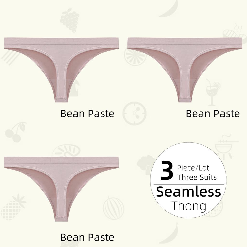 Low Waist Sexy Women Panties, Low Rise Thong Panties, Seamless T Back Women's Underwear #JS001