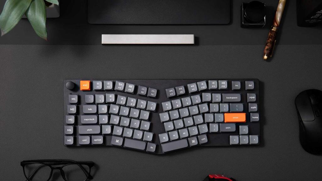 Keychron K15 Max Alice Layout QMK Wireless Custom Mechanical US RGB Gateron Mechanical Compatible with Mac and Windows 75% Keyboard,