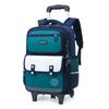 Children School Rolling Backpack for Boy Girls Trolley School Bag with Wheels Students Backpack Kids Book Bag Wheeled Backpack