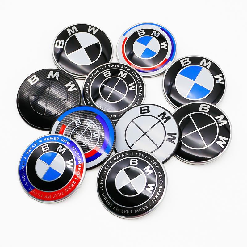 3D ABS Front Grille Badge For BMW M Logo X1 X2 X3 Emblem X4 X5 X6 F48 G01 E84 E46 E83 F39 F30 Vehicle Exterior Tuning Accessorie
