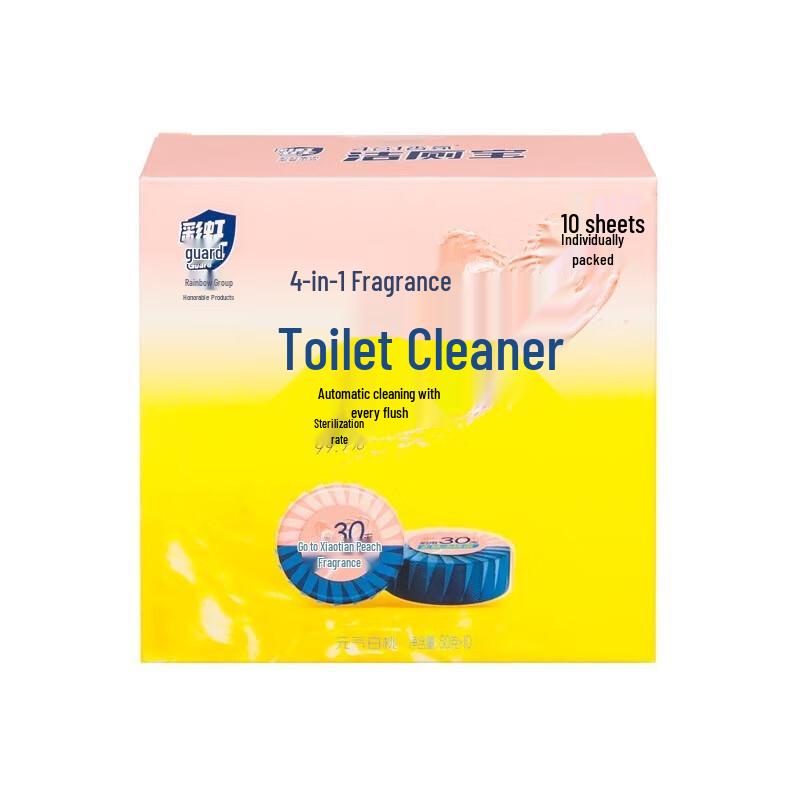 

Rainbow 4-in-1 Fragrant Toilet Cleaner Tablets
