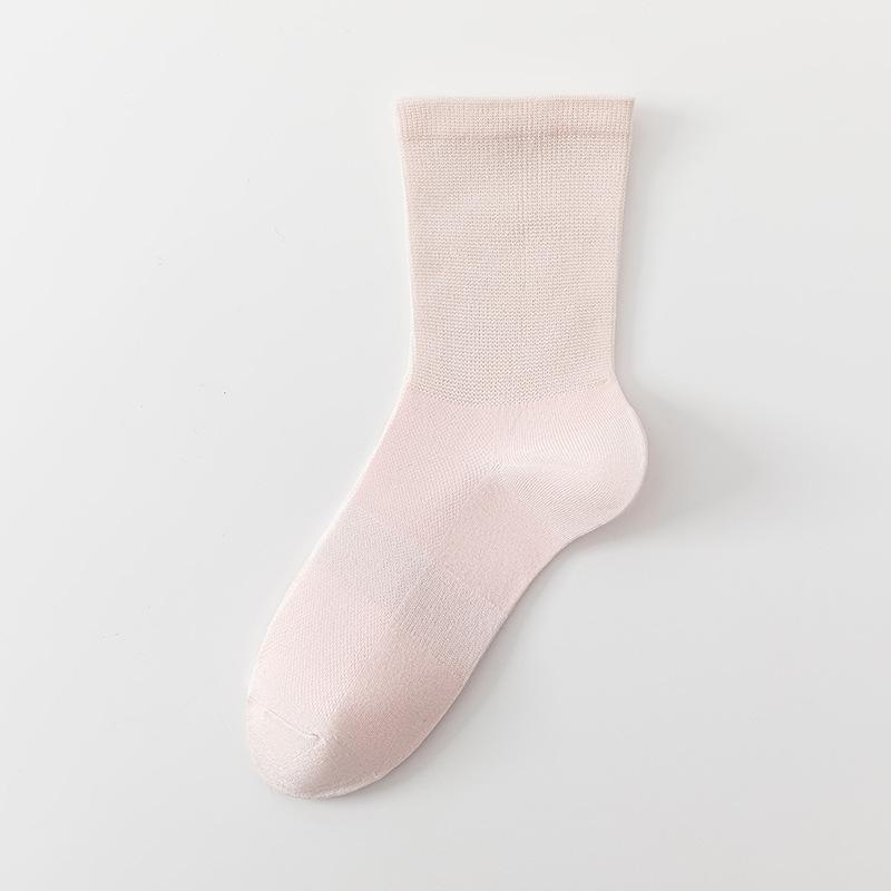 Women's Summer Thin Mesh Breathable Loose Mouth 10A Class Antibacterial Deodorizing Moon Son Long Socks