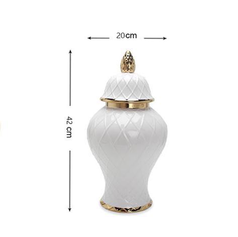 Large ceramic general jar home decoration vase ornaments porcelain vase tabletop decorations ceramic vase home decoration