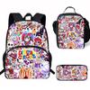 Kinder Cartoon Rucksack Set Grundschüler Mit Lunchtasche Federmäppchen - Leicht Ergonomisch Oxford Stoff