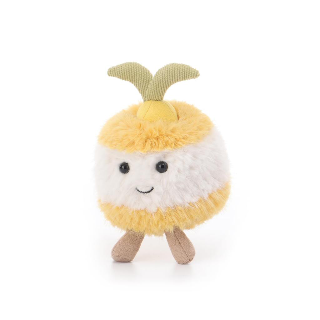 Apricot Lamb Delicious Lemon Cake Plush Toy for Soft and Cute Fluffy Lemon Cake for Girls and 11cm Kids, Boys,