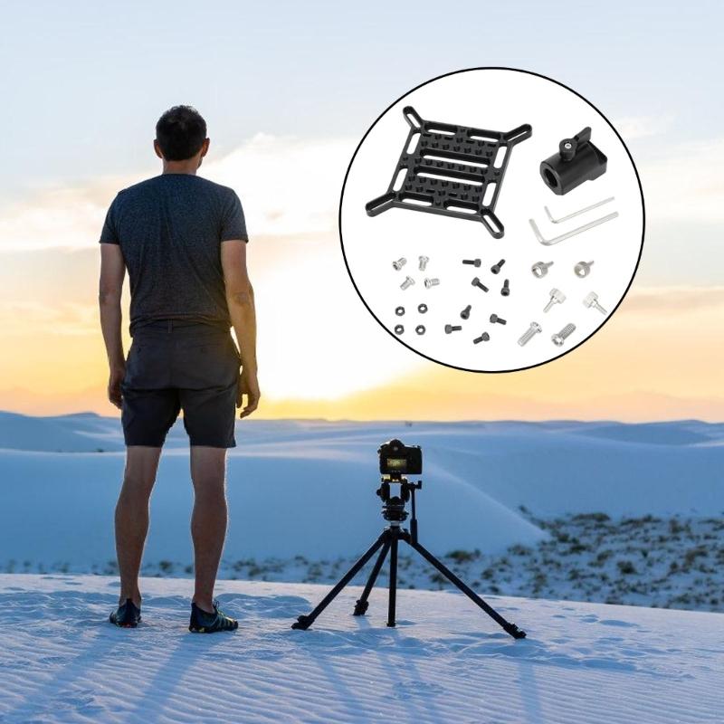 Easy Installation Multipurpose Cheese Plate with 75x75mm VESA Mount For Monitor Bracket Photography Video Accessories