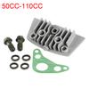 Motorcycle Oil Cooler Oil Radiator Kit For Honda Monkey Yamaha Kawasaki 50cc-140cc Pit Dirt Bike Scooter Moped Enduro Motocross