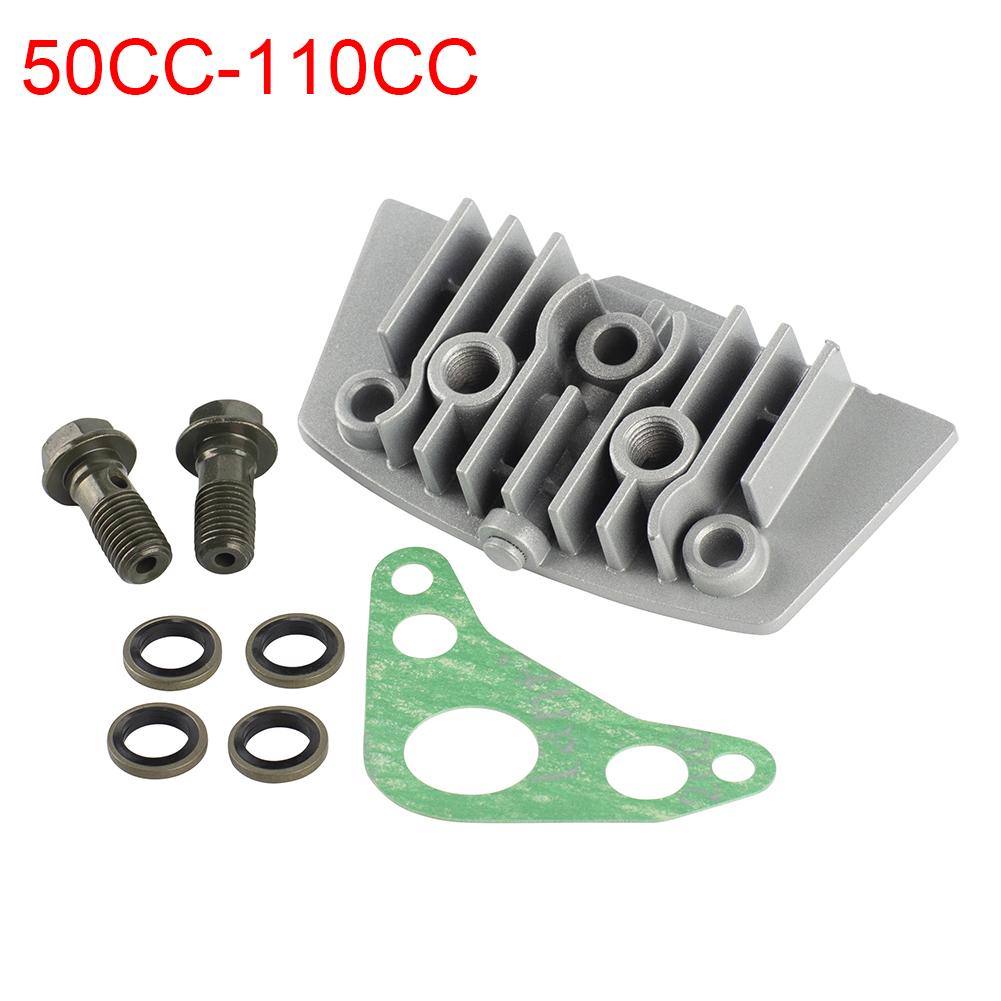 Motorcycle Oil Cooler Oil Radiator Kit For Honda Monkey Yamaha Kawasaki 50cc-140cc Pit Dirt Bike Scooter Moped Enduro Motocross