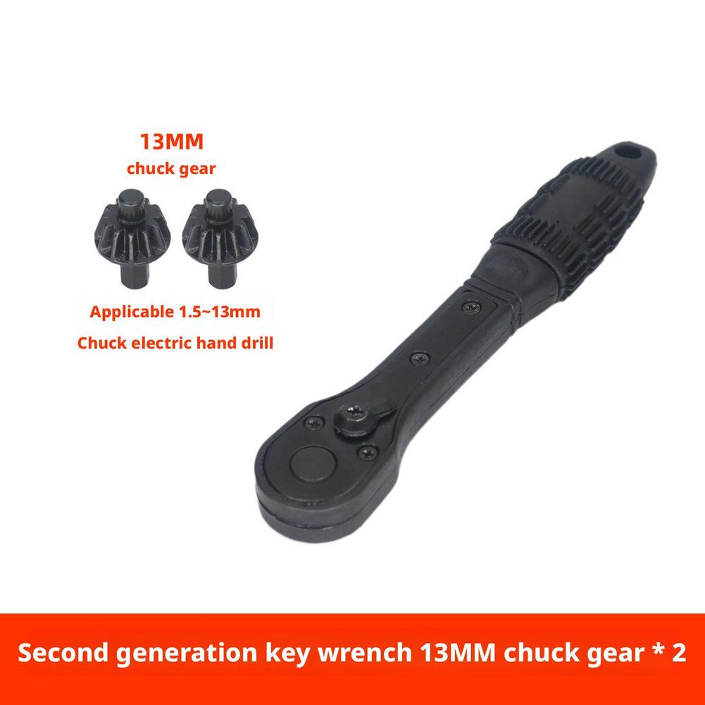 Detachable Head Key Ratchet Wrench Drill Chuck Torque Screw Spanner For Quick Bit Tools Drill C G7Y9