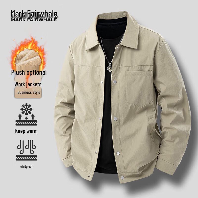Mark Fairwhale Men's Winter Fleece-Lined Workwear Jacket
