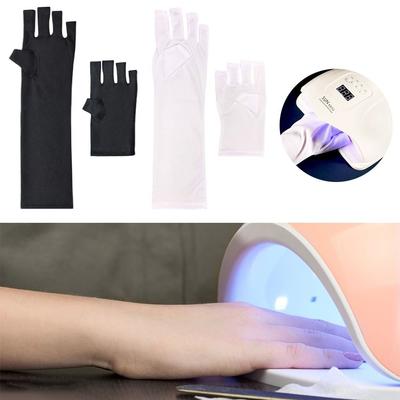 Polyester Nail Leakage Gloves Anti -Uv Rays Nail Painting Gloves Nail Art Glove  Nail Art