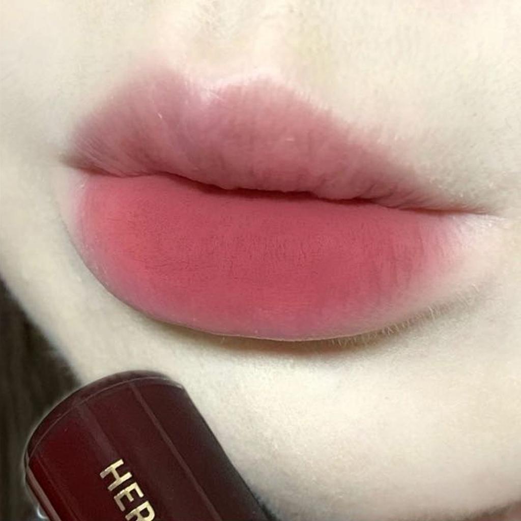 HERORANGE Velvet Matte Lipsticks Nude Apricot Matte Lip Gloss Tint Waterproof Lasting Sexy Smoky Purple Lipstick Makeup