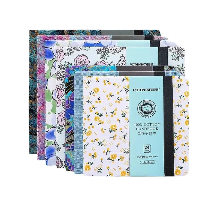 Cotton Watercolor Book 300g Organ Book Fabric Folding Hand Ledger Fine Grain Portable Watercolor Picture Book