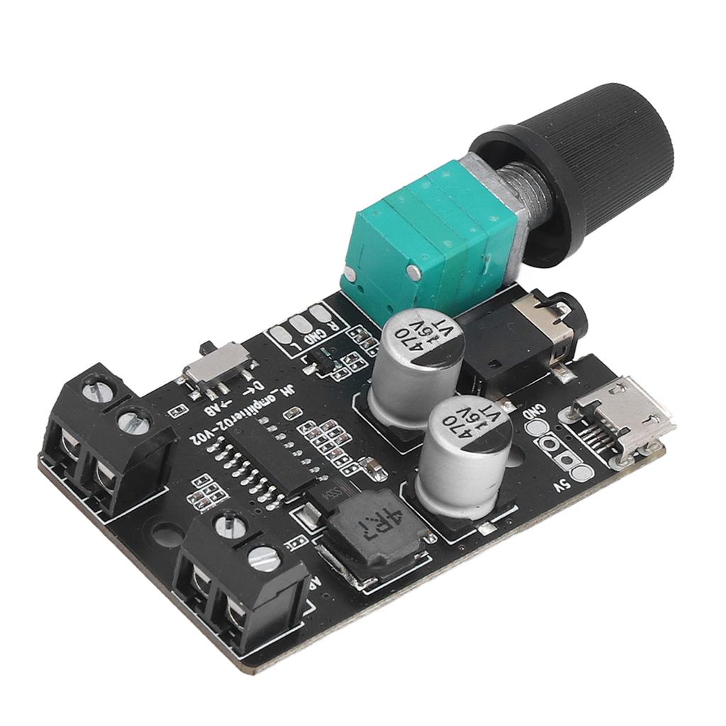 Mini Amplifier Board Stereo Output 2 Working Mode Sound Power Amp Module for Store Theater Speaker