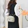 Women's Nylon Shoulder Bag Solid Color Portable Crossbody Bag